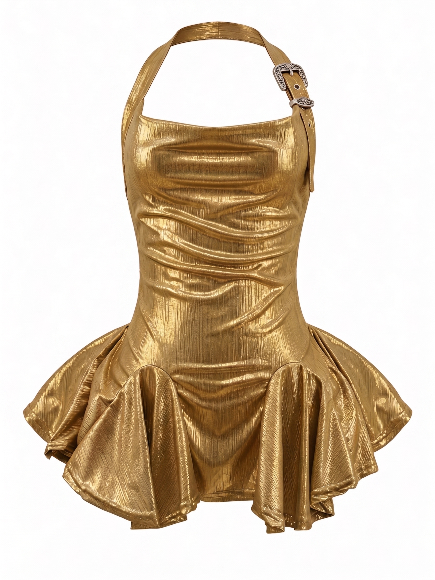 Velvet Fluxe SIREN gilded amber yellow slip dress with fluid drape and shimmering details, luxury radiant evening and intimate wear.